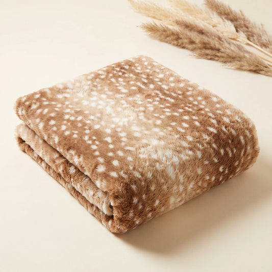 Deer blanket folded