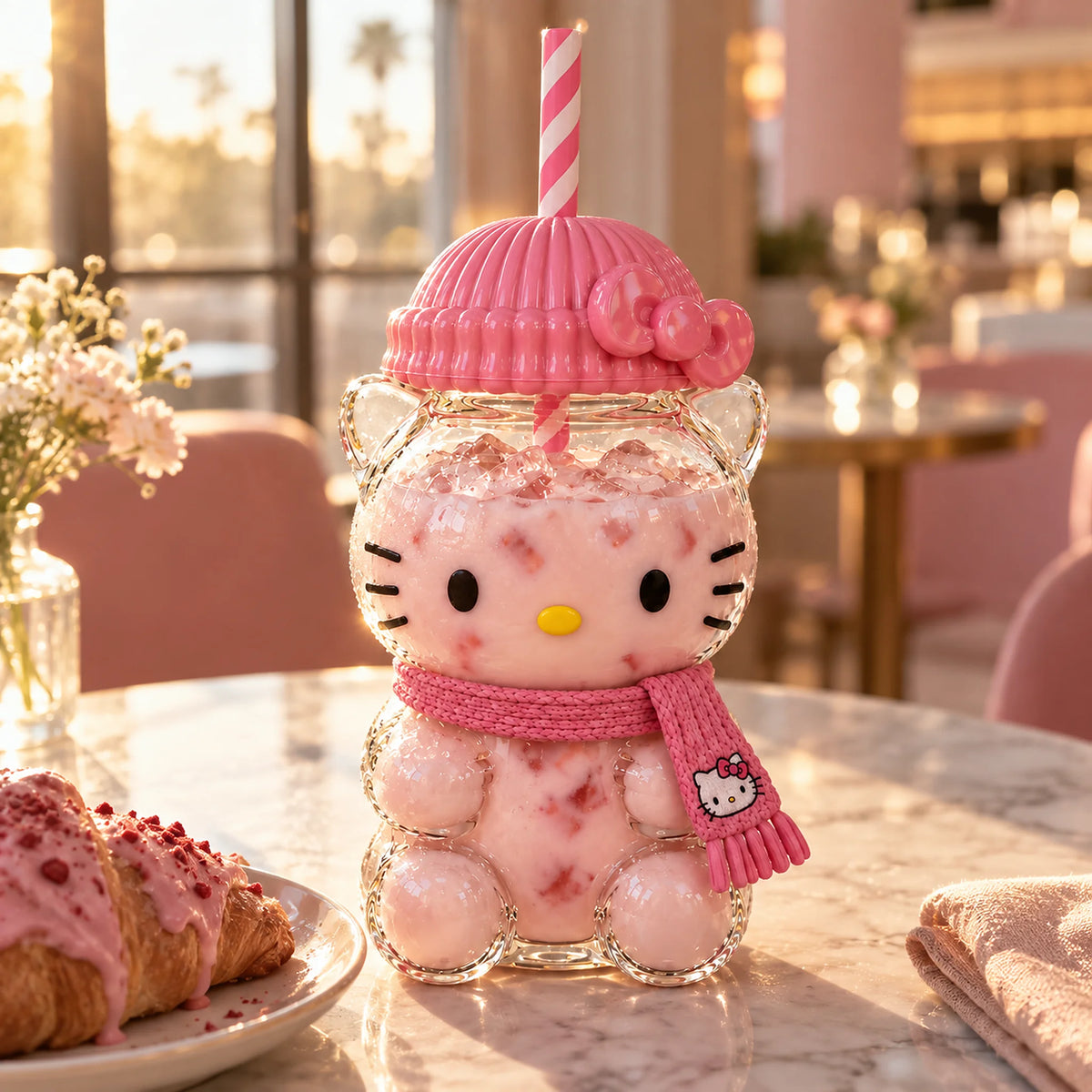Kitty glass cup 20oz iwt hero