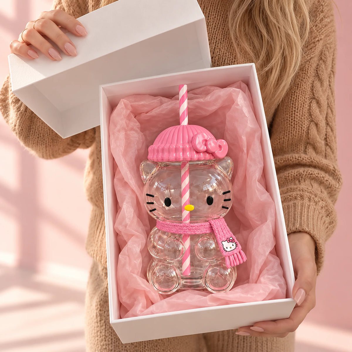 Kitty Glass Cup 20oz gift moment