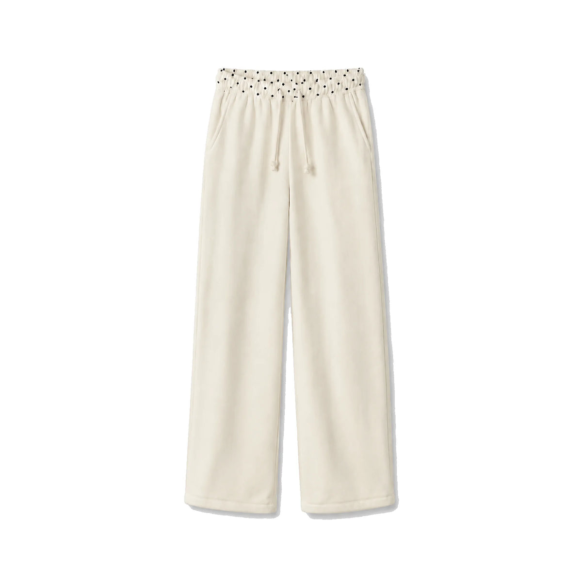 Cloud Polka Dot Set Sweatpants White